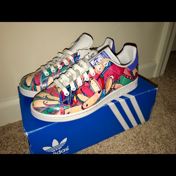 stan smith flowers